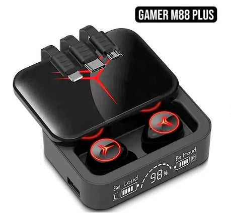 Audífonos Bluetooth 5,3 Gamer M88 PLUS